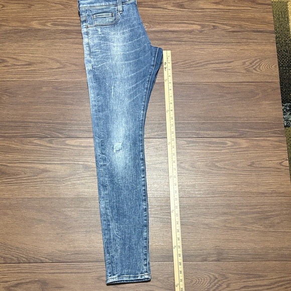 G-Star3301 Deconstructed Blue Super Slim Jeans for Men Size: W30L32 - Picture 7 of 11